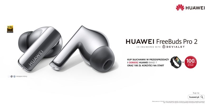 FreeBuds Pro 2, Mate Xs 2 i inne – najnowsze sprzęty Huawei już dostępne w przedsprzedaży