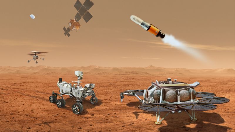 NASA planuje wysłać dwa helikoptery na Marsa