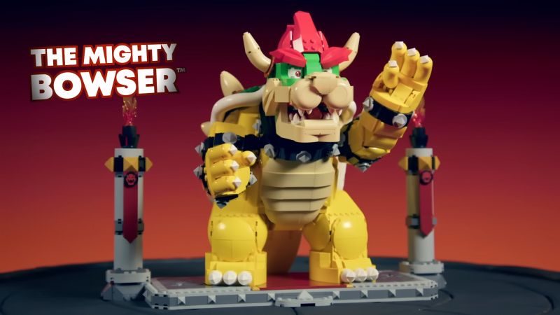 LEGO x Mario - Potężny Bowser z klocków może trafić na Wasze półki. Liczba elementów robi wrażenie!