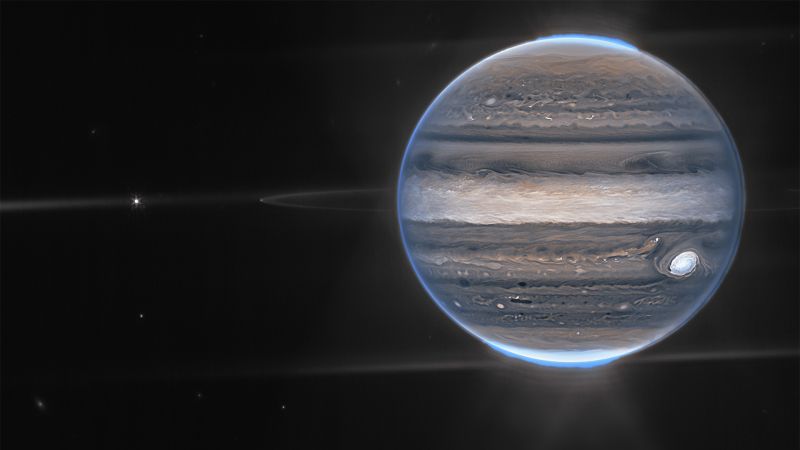 Teleskop Webba - nowe zdjęcie Jowisza! Zorze, potężne wiry i zachwycające szczegóły
