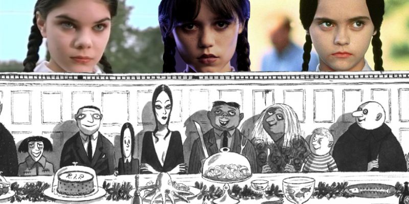 Rodzina Addamsów - wszystkie ekranowe wersje. Porównanie z obsadą Wednesday z Netflixa