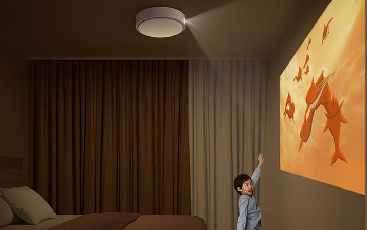 Projektor Magic Lamp 1080p firmy XGIMI świeci podwójnie