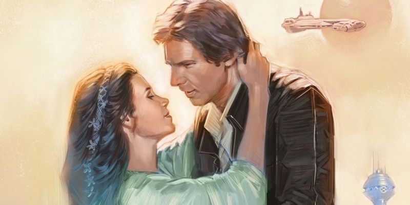 Gwiezdne Wojny - tak wygląda Leia w sukni ślubnej. Oficjalne grafiki z książki