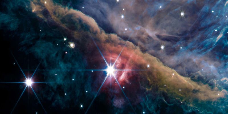 Teleskop Webba - są zdjęcia Mgławicy Oriona! Widać tu nawet kokon rodzącej się gwiazdy