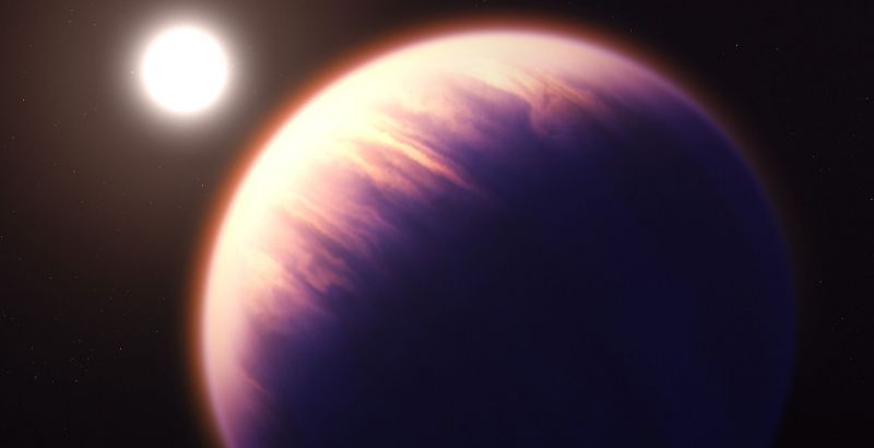 Teleskop Webba testuje system szukania życia pozaziemskiego. Egzoplaneta WASP 39-b odkryła swe sekrety
