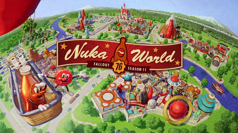 Fallout 76 - oto Objazdowy Nuka-World. Darmowa aktualizacja i 11. sezon rozgrywek