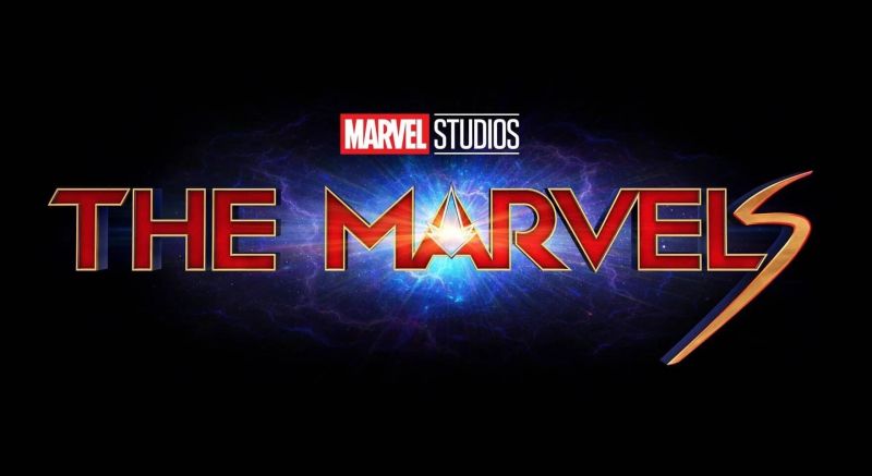 The Marvels - grafika promująca film MCU. Trzy superbohaterki gotowe do walki