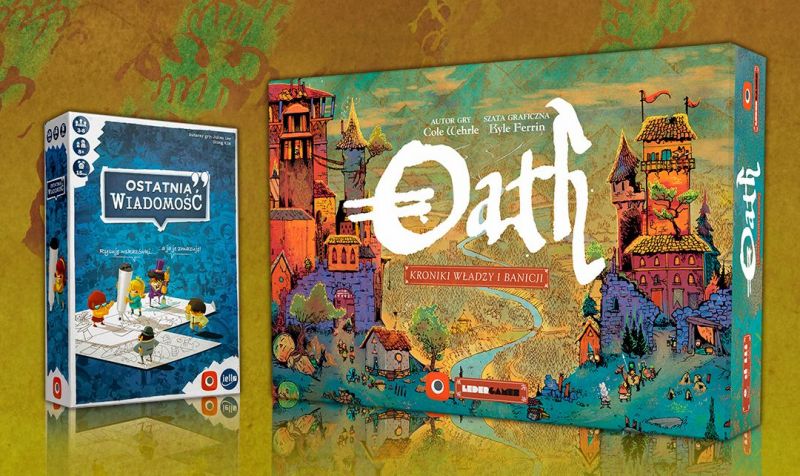 Ostatnia Wiadomość i Oath: urozmaicone premiery Portal Games