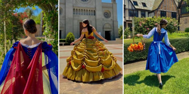 Fanka szyje sukienki księżniczek Disneya i zachwyca Internet - te projekty przebijają swoje kinowe wersje!