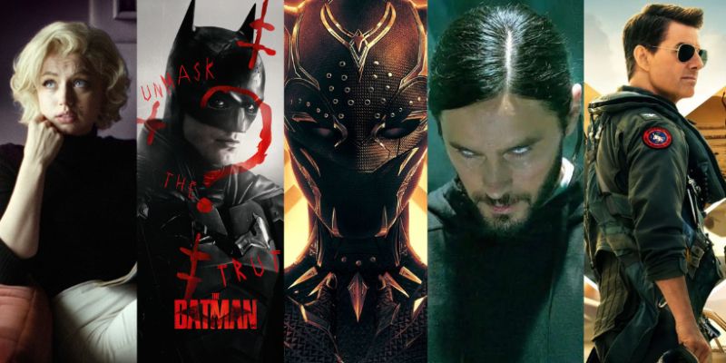 Najpopularniejsze filmy 2022 wg IMDb: Morbius, Top Gun: Maverick, Blondynka. Są hity Marvela, ale 1. miejsce należy do DC!