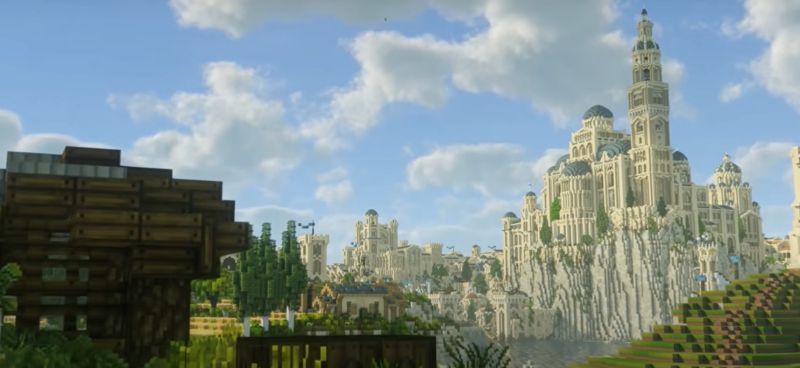 Niesamowite popkulturowe budowle graczy - realistyczne Śródziemie w Minecrafcie i Hogwart w Simsach!