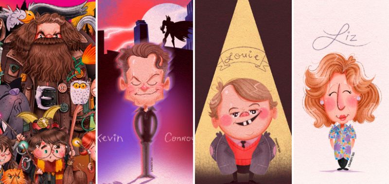 25 wzruszających ilustracji z tymi, których pożegnaliśmy w 2022 roku - aktorzy, muzycy, komicy i nie tylko