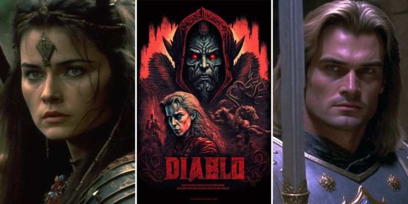 Diablo jako mroczny film fantasy z lat 80. Tak sztuczna inteligencja zachwyca wizją ekranizacji gry