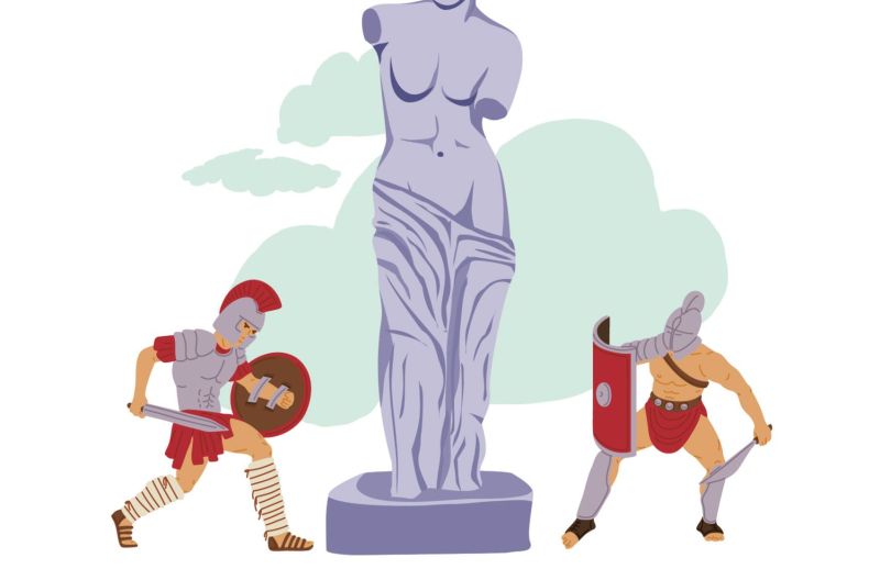 Nagie posągi, brzuchaci gladiatorzy i słonie bojowe - recenzja książki