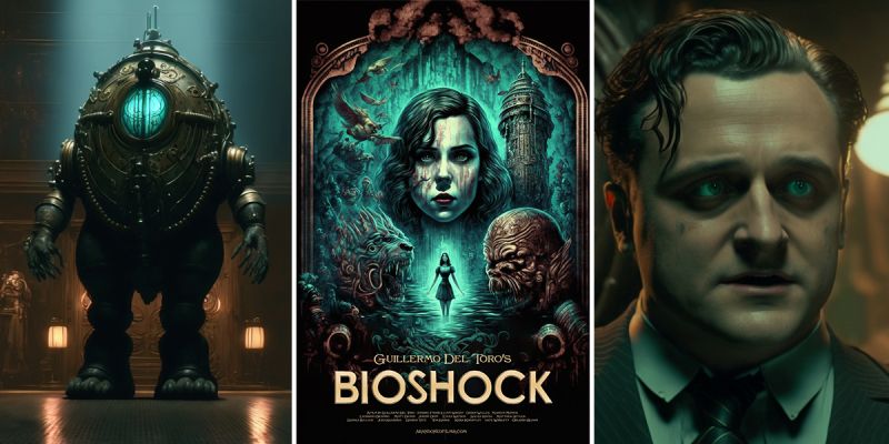 BioShock w reżyserii Guillermo Del Toro - tak wyglądałby film według AI
