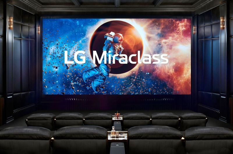 Kinowy ekran LED „LG Miraclass” gwarantuje niezapomniane wrażenia wizualne
