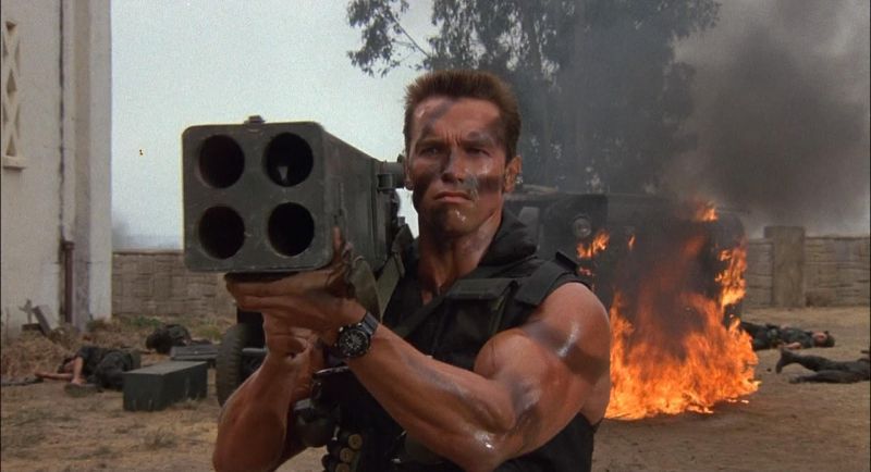 John Matrix (Arnold Schwarzenegger) – Komando (1985)