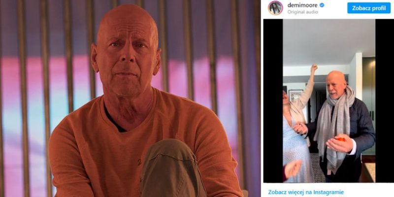 Bruce Willis skończył 68 lat. Demi Moore pokazała filmik ze świętowania jego urodzin