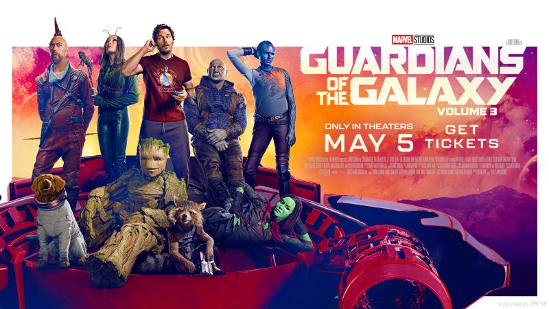 Strażnicy Galaktyki 3 - plakaty bohaterów. Jak z okładek muzycznych albumów
