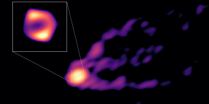 Takiego zdjęcia czarnej dziury jeszcze nie było. Kosmiczny potwór z M87 wypluwa gigantyczny dżet