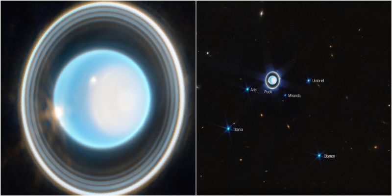 Teleskop Webba - Uran