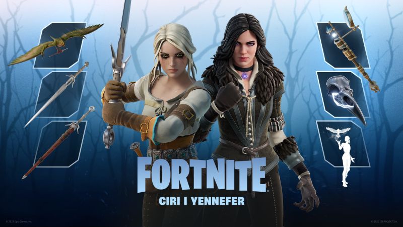 Fortnite - Yennefer i Ciri trafiły do gry