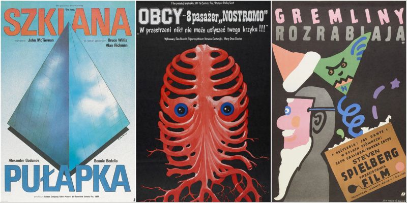Polskie plakaty filmowe w stylu retro