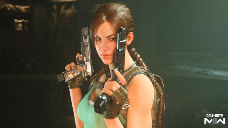 Lara Croft w Call of Duty