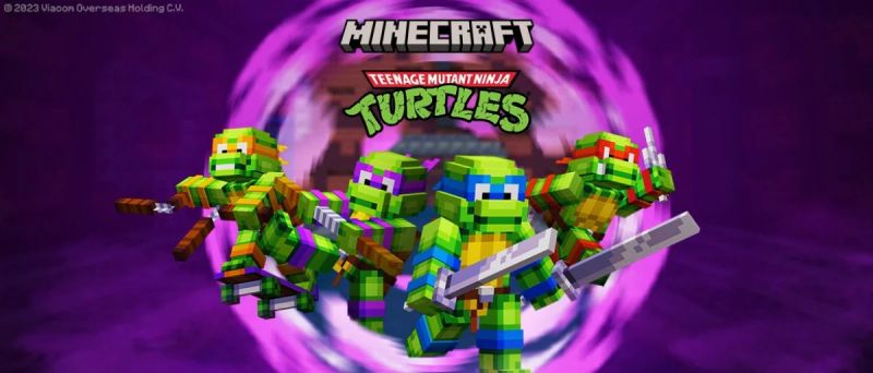 Wojownicze Żółwie Ninja x Minecraft