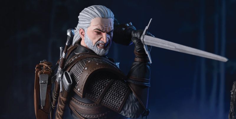 Wiedźmin - popiersie Geralta od Dark Horse