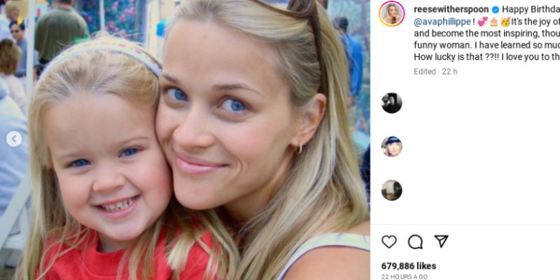 Reese Witherspoon mała córka Ava Phillippe