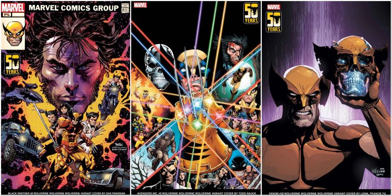 Wolverine na okładkach komiksów Marvela