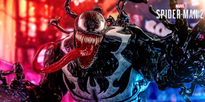 Venom z Marvel's Spider-Man 2 - figurka od Hot Toys