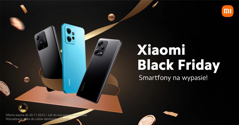 Promocja Xiaomi smartfony Black Friday
