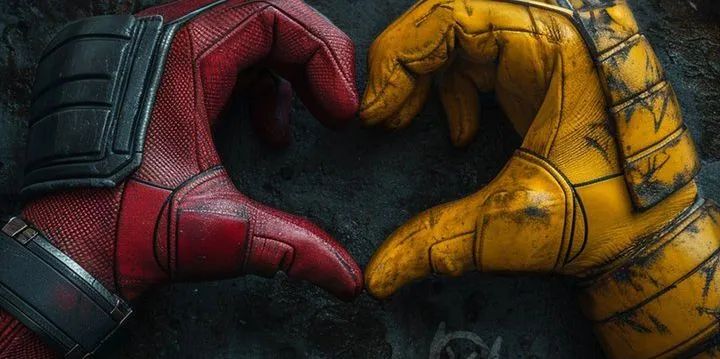 Deadpool & Wolverine - plakat na walentynki