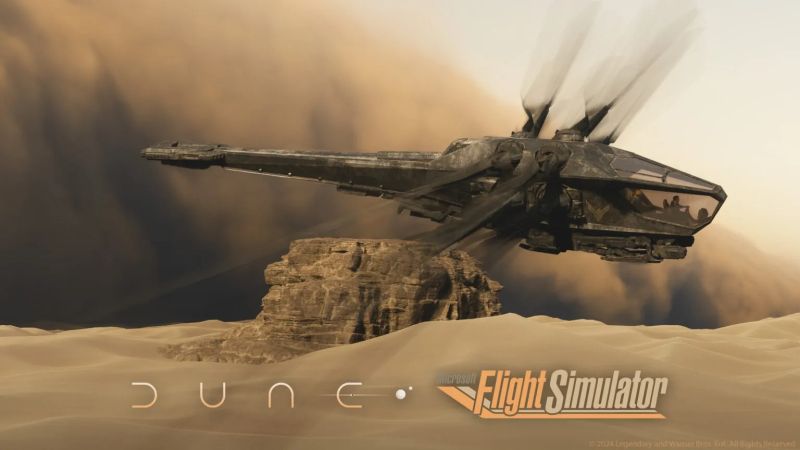 Microsoft Flight Simulator x Dune