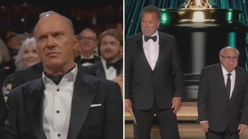 Michael Keaton / Arnold Schwarzenegger i Danny DeVito