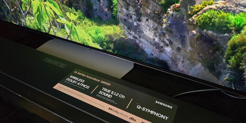 Samsung TV QN90D + soundbar Q800D