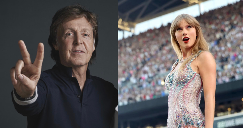 Paul McCartney na koncercie Taylor 