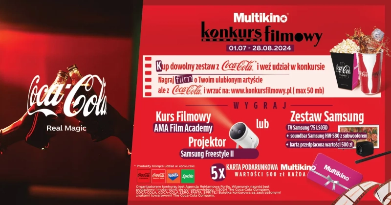 Multikino Coca Cola konkurs