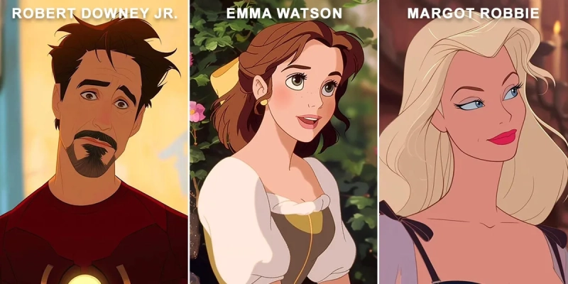 Robert Downey Jr. - Emma Watson - Margot Robbie