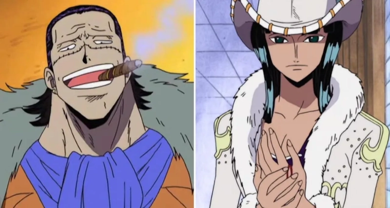 One Piece - Crocodile i Nico Robin