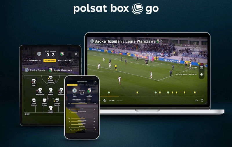 Polsat Box Go - tryb statystyk