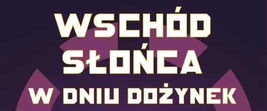 Wschód słońca w dniu dożynek