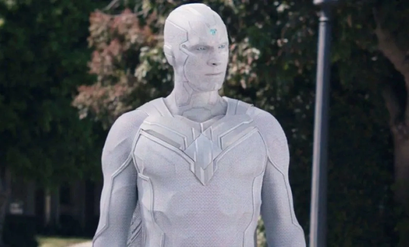 Paul Bettany - biały Vision