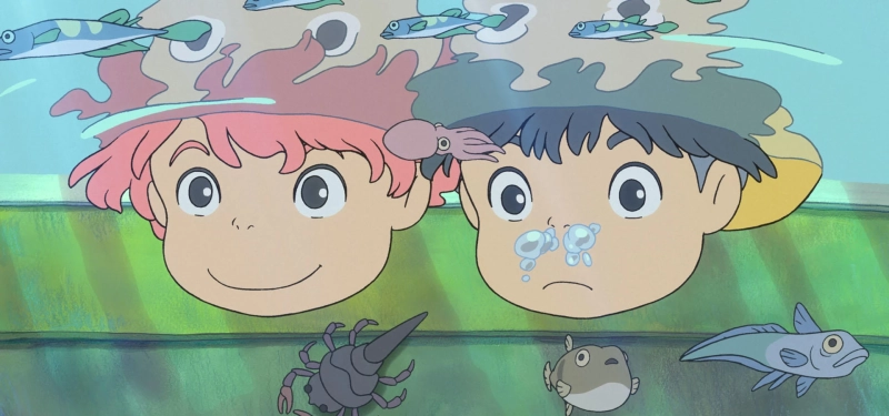 Ponyo (2008) – kolejny klasyk studia Ghibli na liście. Opowiada o chłopcu, który zaprzyjaźnia się z rybią księżniczką. Naprawdę magiczny tytuł, który na czas seansu zabierze Was do trochę innego świata.