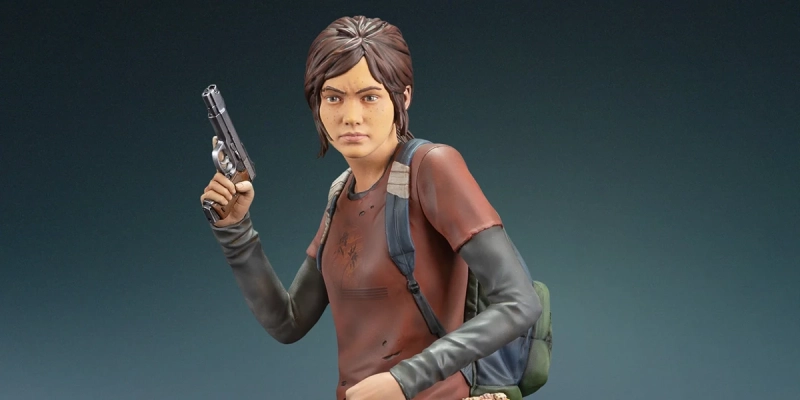 The Last of Us - popiersie Ellie z pistoletem