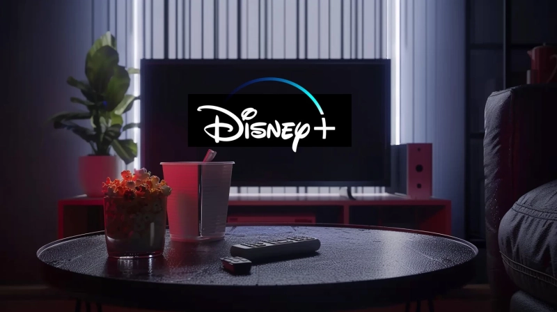 Disney+ - grafika wygenerowana za pomocą sztucznej inteligencji