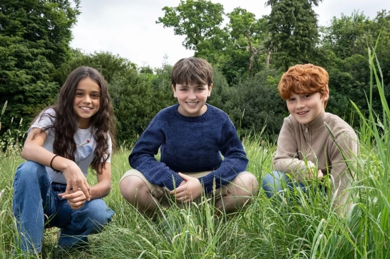 Od lewej: Arabella Stanton jako Hermiona, Dominic McLaughlin jako Harry i Alastair Stout jako Ron Weasley