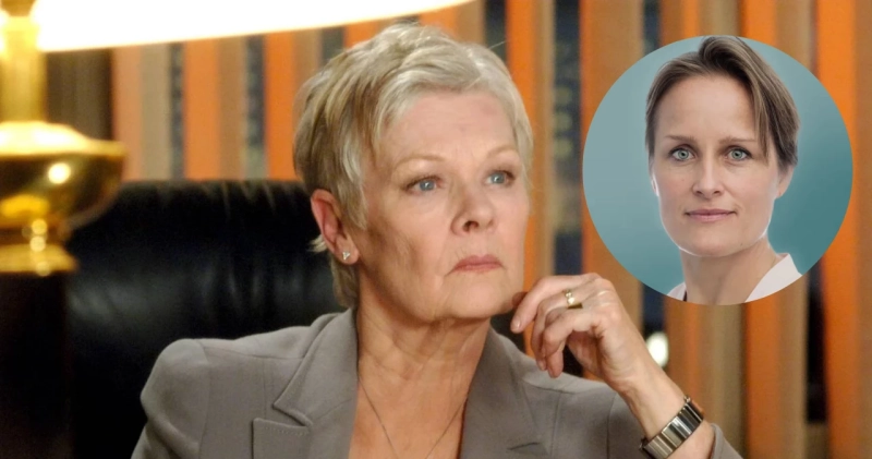 Judi Dench jako M oraz szefowa M16 Blaise Metreweli